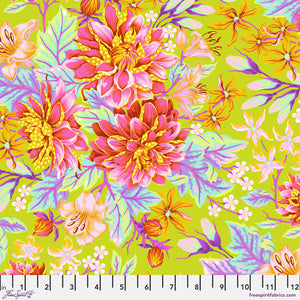 Tula Pink "Untamed" Hello Dahlia in Moonbeam - Half Yard