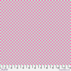 Tula Pink "Untamed" Check Please in Cosmic - Half Yard