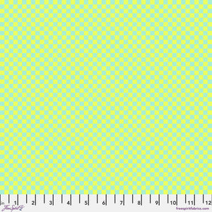 Tula Pink "Untamed" Check Please in Moonbeam - Half Yard