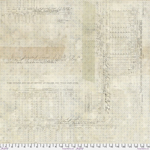 Tim Holtz Eclectic Elements - Backing Fabric 108" - Time Return - Neutral - Half Yard