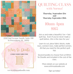 Norma's Quilt Class