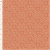 Tilda "Songbird" Blenders - Lila in Coral - Half Yard