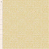 Tilda "Songbird" Blenders - Lila in Light Yellow - Half Yard