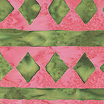 Marcia Derse "Stenographer's Notebook" Diamond in Watermelon - Half Yard