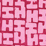 Marcia Derse "Stenographer's Notebook" Hi in Macaron Pink - Half Yard