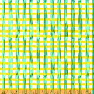 "Lucky Rabbit" - Painted Plaid in Yellow