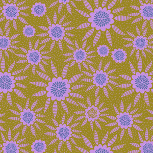 Anna Maria Horner - Chapter 4, Triple Take Collection "Bouquet" - New Joy Maize - Half Yard
