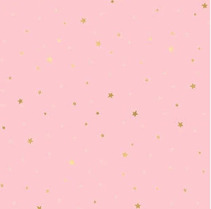 Ruby Star Society + Sarah Watts "Birthday" - Tiny Stars in Cotton Candy - Half Yard