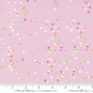 "Soiree" Confetti Toss Dots in Cotton Candy - Half Yard