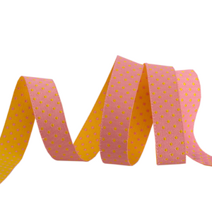 Tula Pink's "Tiny Beasts" Ribbon - Dots in Flare 5/8"