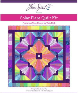 Tula Pink "Solar Flare" Quilt Kit featuring "True Colors"