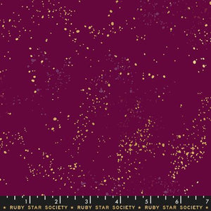 Ruby Star Society  - Speckled - Rashida Coleman-Hale - Speckled in Metallic Purple Velvet 73M - Half Yard