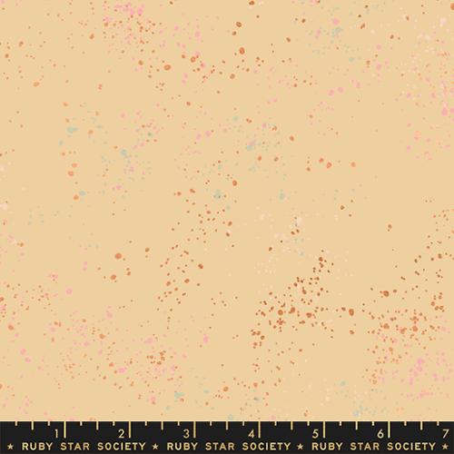 Ruby Star Society - Speckled - Rashida Coleman-Hale - Speckled in Metallic Parchment 97M - Half Yard