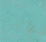 Ruby Star Society - Speckled - Rashida Coleman-Hale - Speckled in Metallic Turquoise 72M - Half Yard