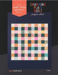 "Camellia" Plaid Quilt Project by Melody Miller for Ruby Star Society