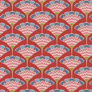 "Pie in the Sky" by Tilda - Tasselflower Red - Half Yard