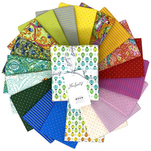 Tula Pink's "Tiny Beasts" Fat Quarter Bundle in Glow