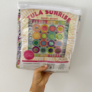 Tula Pink "Tula Sunrise" Quilt Kit featuring "Monkey Wrench"
