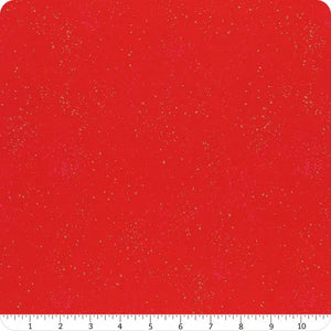 Ruby Star Society - Speckled - Rashida Coleman-Hale - Speckled in Metallic Scarlet 110M - Half Yard